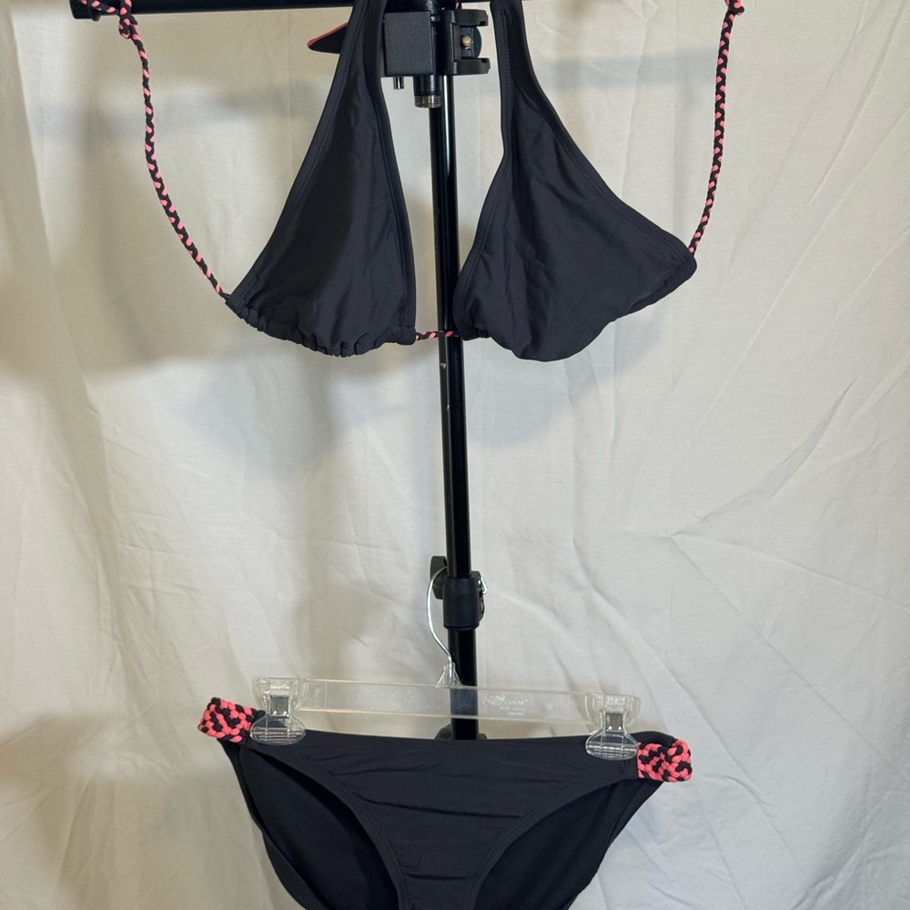 Converse Gray Bikini with Pink Details